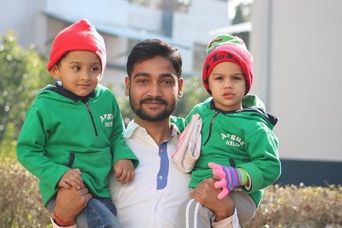 Kids having fun
